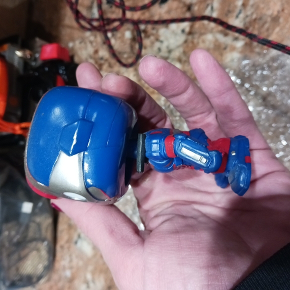 Marvel Funko Pop Vinyl # 25 Iron Man 3 Iron Patriot ! No Box ! Vaulted 2013 - Picture 2 of 6